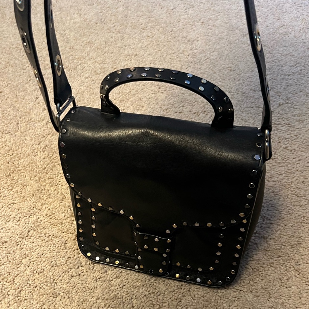 Rebecca Minkoff Black Studded Crossbody Bag